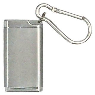 隨身煙灰盒 鋅合金材質 輕巧防燙 一拉一轉輕鬆開蓋 迷你 密封防漏快速熄滅, 顏色隨機, 1個