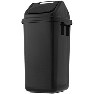 코멧 사각 카페 업소용 쓰레기통, 블랙