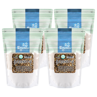 Tojongherb 烤黑大麥粉, 500g, 4個