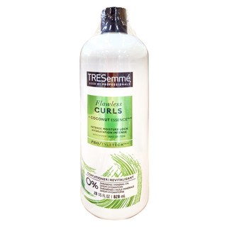 TRESemme 潤髮乳 無瑕捲髮 7倍滋潤 含椰子油, 828ml, 1瓶