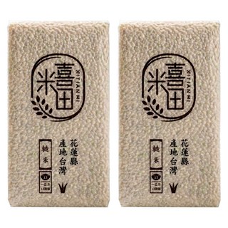 天生好米 喜田米 糙米, 1kg, 2包
