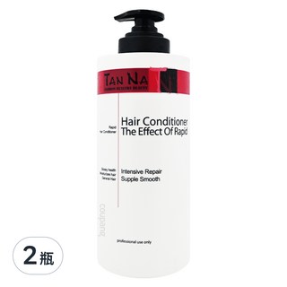TAN NA 柚香果油快速瞬間護髮素 專業護髮產品 加強韌度 撫平毛燥 秀髮柔順輕盈, 2L, 2瓶