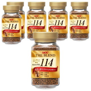 ucc THE BLEND 114即溶咖啡, 90g, 1入, 6罐