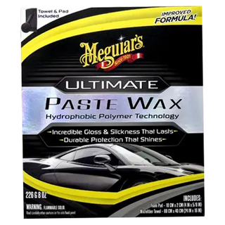 Meguiar's 美光 終極保護蠟 ULTIMATE PASTE WAX 226g 8oz 含毛巾和墊, 1個
