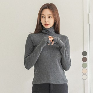 BURU N JUDY 女性G安哥拉修身羊毛高領T恤 ORATS501D