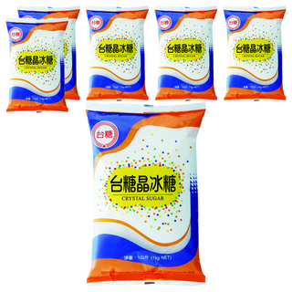 台糖 晶冰糖, 1kg, 6包