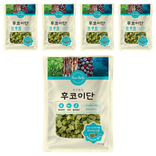 후코홀릭 강아지 수제간식, 후코이단, 120g, 5개