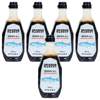 DELICIOUS MARKET 照燒醬, 500g, 5個
