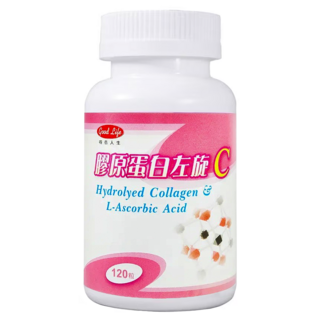 good Life 得意人生 膠原蛋白左旋C, 120顆, 1罐