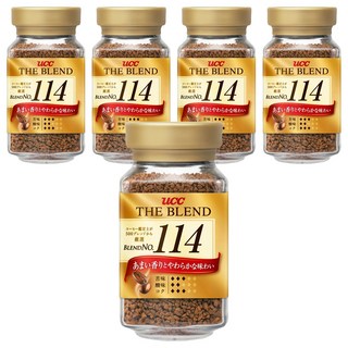 ucc THE BLEND 114即溶咖啡, 90g, 1入, 5罐