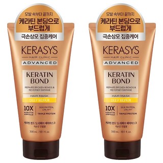 KERASYS Advanced 10x 角蛋白修復護髮膜, 300ml, 2條