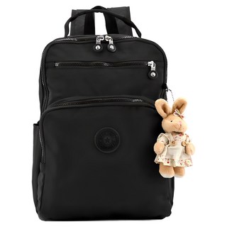 Lulu Bag 女款 Flex 防水雙肩包 + 組件 款式隨機, 黑色