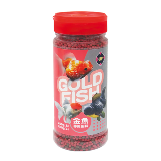 UP AQUA 雅柏 金魚專用飼料 小 E-648-S, 260g, 1罐