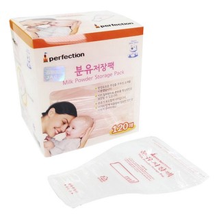 Perfection 母乳儲存袋 PET塑料 LLDPE塑料 耐熱-20~80°C 一次性使用 韓國產, 120個, 1盒