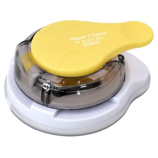 PAPER FRIEND 圓角器 HR-303, 黃色, 1個