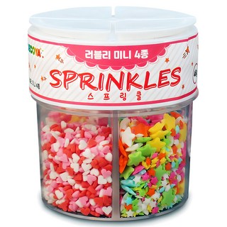 E-Home 烘焙可愛迷你 4 款裝飾花灑, 48g, 1盒