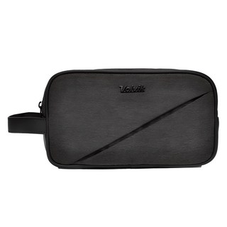 Volvik 富維克 雙拉鍊高爾夫球手拿包, 黑色, 1個