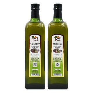 JCI 西班牙特級冷壓初榨橄欖油 第一道冷壓萃取, 1L, 2瓶