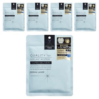 QUALITY 1ST Derma Laser 超級面膜 杜鵑花酸, 7片, 5包