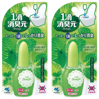 小林製藥 馬桶浴廁一滴芳香消臭劑, 清香, 20ML, 2瓶