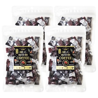 惠香 嚼式咖啡糖 綜合口味, 120g, 4袋