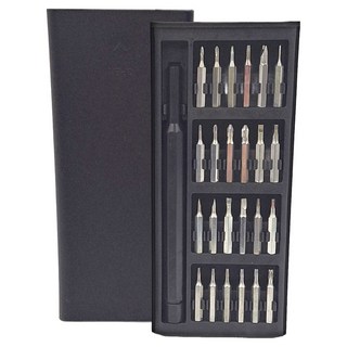 螺絲起子工具組 24合1 S2鋼螺絲頭, 360度旋轉帽, 1組