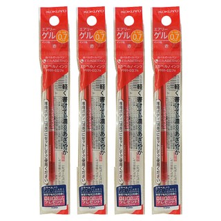 KOKUYO ERABERNO原子筆芯中性, 紅色, 4支