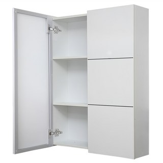 MD現代白500浴室收納櫃, 1個, 白色