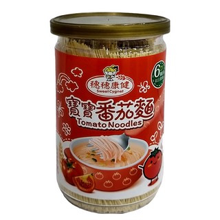 Shan Feng 三風製麵 寶寶麵 番茄口味, 200g, 1罐