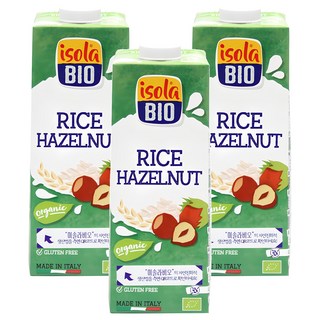 isola BIO 榛果米漿, 1L, 3瓶