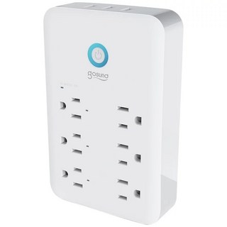 gosund WIFI 智慧擴充插座 P2, 6個AC插座 3個USB連接埠, 1個
