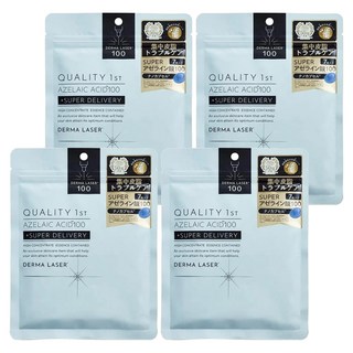 QUALITY 1ST Derma Laser 超級面膜 杜鵑花酸, 7片, 4包