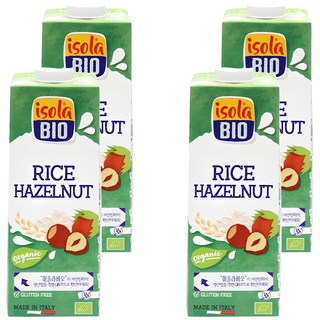 isola BIO 榛果米漿, 1L, 4瓶