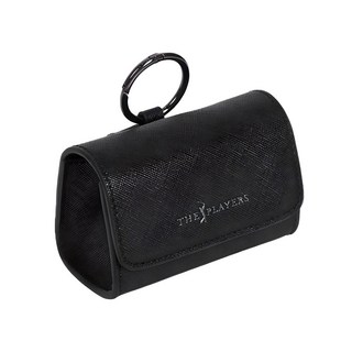 PGA TOUR THE PLAYERS Heritage 皮革高爾夫球兩球盒, 黑色, 1個