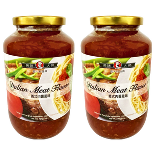 CHEF'S CHOICE 美味大師 義大利麵醬，義式肉醬風味，720g, 2罐