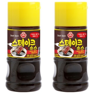 오뚜기 스테이크 소스, 290g, 2개