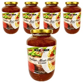 CHEF'S CHOICE 美味大師 義大利麵醬 義式肉醬風味, 720g, 5罐