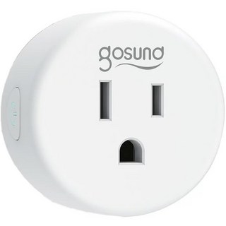 Gosund 智能插座 WP5-AM 台灣版 米家APP 語音控制 定時 倒數 電量監控, 52mm, 白色, 1個