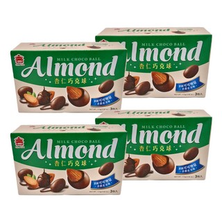 義美 杏仁巧克球 牛奶巧克力, 111g, 4盒