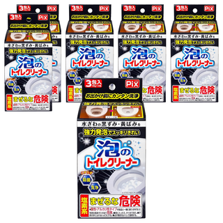 Lion Chemical 獅子化學 起泡馬桶清潔劑 強效發泡配方 無需刷洗, 120g, 6盒