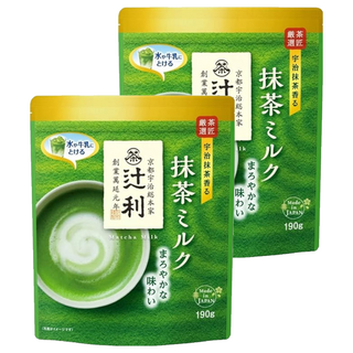 TSUJIRI 辻利 片岡過利 抹茶牛奶, 190g, 1包, 2包