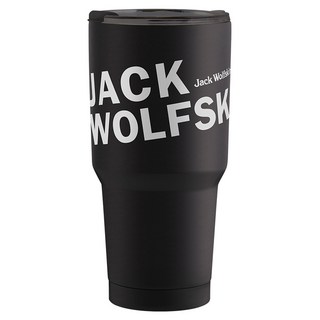 Jack Wolfskin 飛狼 SWAG 316不鏽鋼極限冰鋒保冰杯 900ml 黑色 雙層不鏽鋼設計 保溫保冰, 1個
