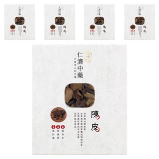 仁濟中藥 陳皮 無防腐 無染硫, 5盒, 200g