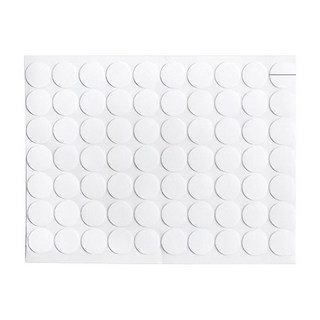 無痕壓克力貼/雙面膠/圓形貼/透明貼紙/雙面膠帶/圓點貼紙/透明雙面膠/圓形雙面膠/壓克力貼 100g 225 x 165 x 1mm 560張, 透明色, 1捲