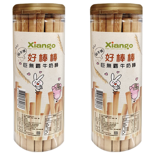 Xiango 匠菓子 阿不就好棒棒 巨無霸牛奶棒, 360g, 2罐