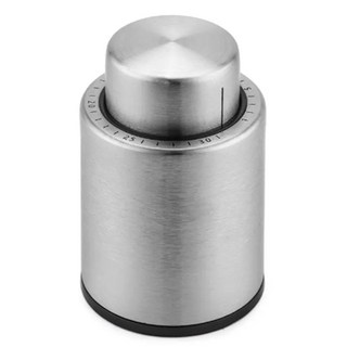 키볼리 스테인레스 304 진공 와인스토퍼, 실버, 1개