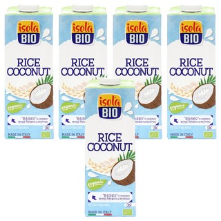 isola BIO 椰子米漿, 1L, 5瓶