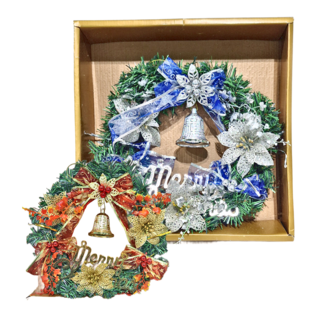 華麗花圈加飾品, 4個