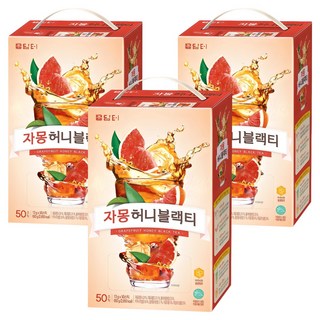 담터 자몽 허니 블랙티 분말, 13g, 50개입, 3개