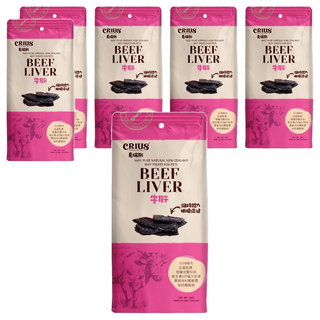 CRIUS 克瑞斯 天然紐西蘭點心 牛肝 90g, 6包